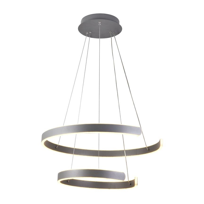LED Stmievateľný luster na lanku LED/120W/230V 3000-6500K pr. 60 cm + diaľkové ovládanie