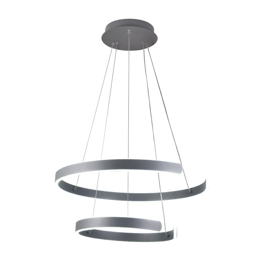 LED Stmievateľný luster na lanku LED/120W/230V 3000-6500K pr. 60 cm + diaľkové ovládanie