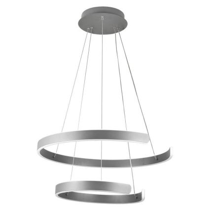 LED Stmievateľný luster na lanku LED/120W/230V 3000-6500K pr. 60 cm + diaľkové ovládanie