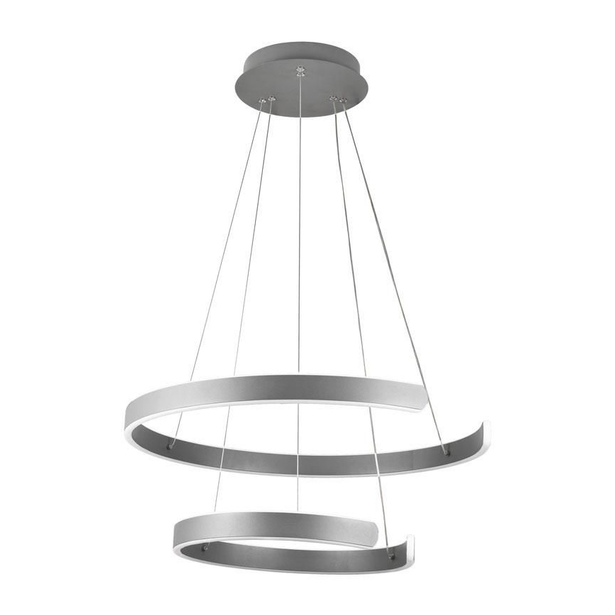 LED Stmievateľný luster na lanku LED/120W/230V 3000-6500K pr. 60 cm + diaľkové ovládanie