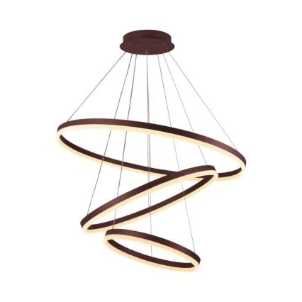 LED Stmievateľný luster na lanku LED/125W/230V 3000-6500K pr. 80 cm + diaľkové ovládanie