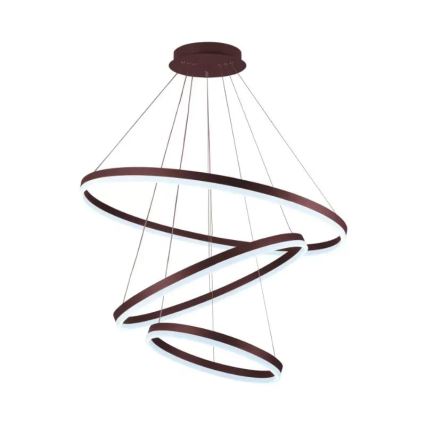 LED Stmievateľný luster na lanku LED/125W/230V 3000-6500K pr. 80 cm + diaľkové ovládanie