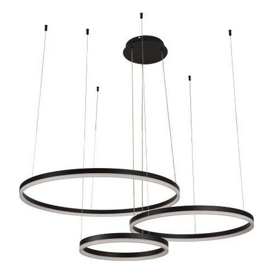 LED Stmievateľný luster na lanku LED/125W/230V 3000-6500K + diaľkové ovládanie
