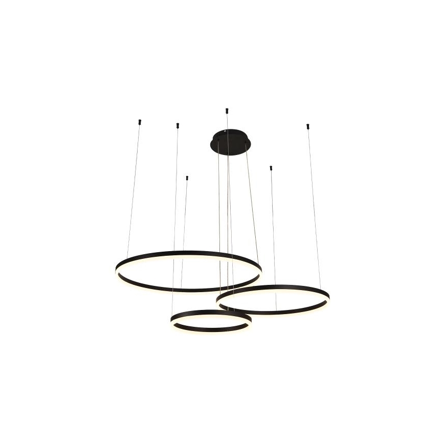 LED Stmievateľný luster na lanku LED/125W/230V 3000-6500K + diaľkové ovládanie