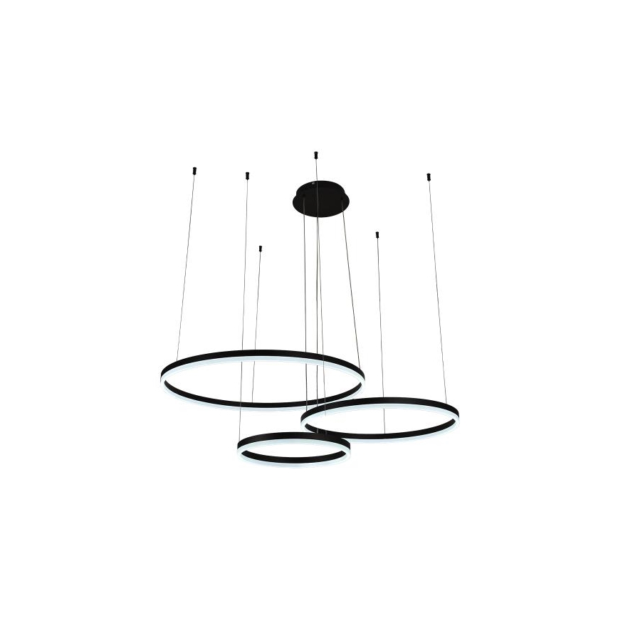 LED Stmievateľný luster na lanku LED/125W/230V 3000-6500K + diaľkové ovládanie