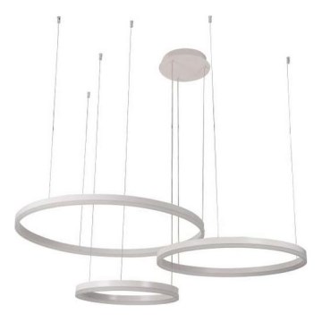 LED Stmievateľný luster na lanku LED/125W/230V 3000-6500K pr. 80 cm + diaľkové ovládanie