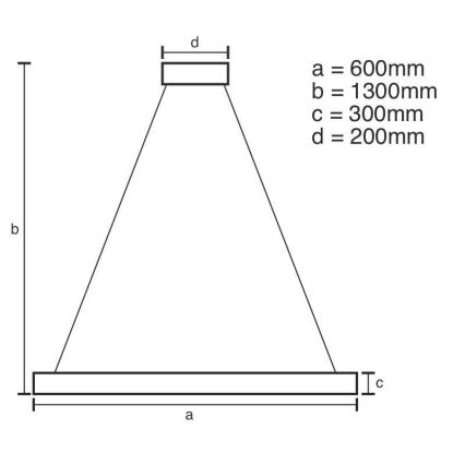 LED Stmievateľný krištáľový luster na lanku LED/130W/230V 3000-6500K zlatá + diaľkové ovládanie