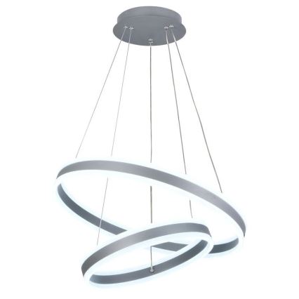 LED Stmievateľný luster na lanku LED/135W/230V 3000-6500K pr. 60 cm + diaľkové ovládanie
