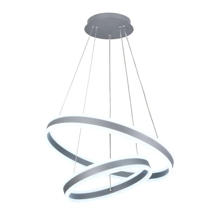 LED Stmievateľný luster na lanku LED/135W/230V 3000-6500K pr. 60 cm + diaľkové ovládanie