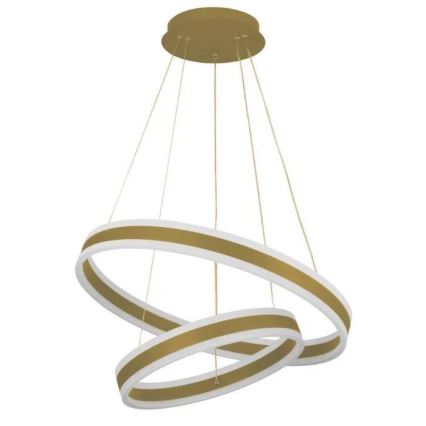 LED Stmievateľný luster na lanku LED/135W/230V 3000-6500K pr. 60 cm + diaľkové ovládanie