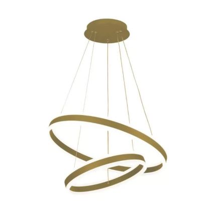 LED Stmievateľný luster na lanku LED/135W/230V 3000-6500K pr. 60 cm + diaľkové ovládanie