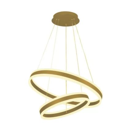 LED Stmievateľný luster na lanku LED/135W/230V 3000-6500K pr. 60 cm + diaľkové ovládanie