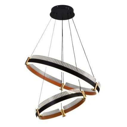 LED Stmievateľný luster na lanku LED/140W/230V 3000-6500K pr. 60 cm + diaľkové ovládanie