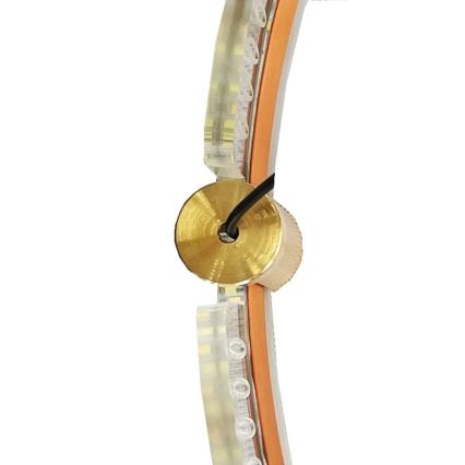 LED Stmievateľný luster na lanku LED/140W/230V 3000-6500K pr. 60 cm + diaľkové ovládanie