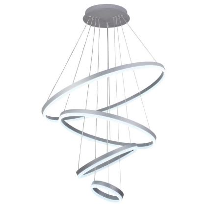 LED Stmievateľný luster na lanku LED/165W/230V 3000-6500K pr. 80 cm + diaľkové ovládanie