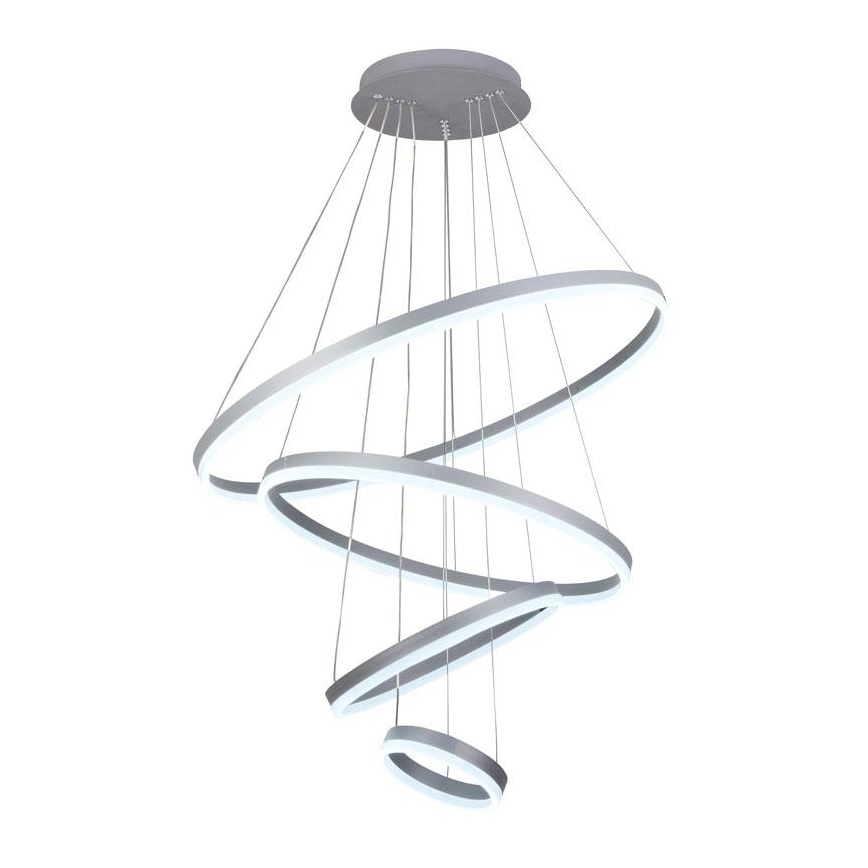 LED Stmievateľný luster na lanku LED/165W/230V 3000-6500K pr. 80 cm + diaľkové ovládanie
