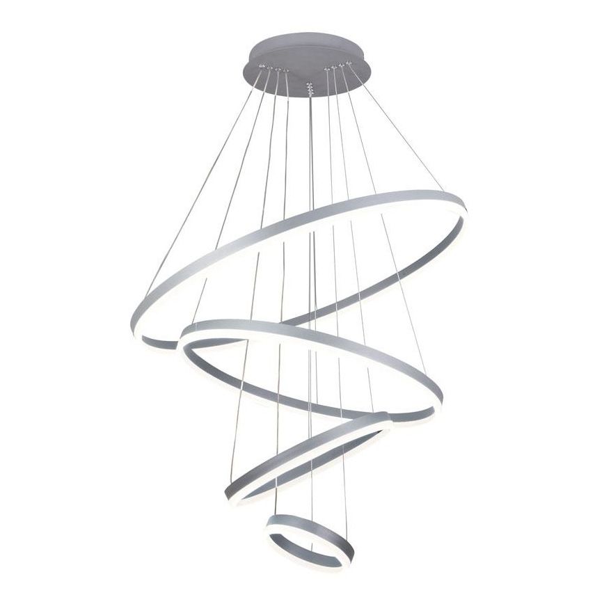 LED Stmievateľný luster na lanku LED/165W/230V 3000-6500K pr. 80 cm + diaľkové ovládanie