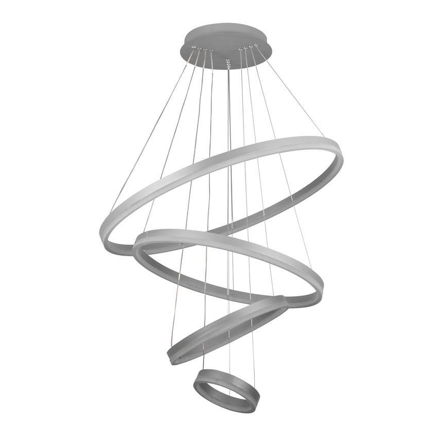 LED Stmievateľný luster na lanku LED/165W/230V 3000-6500K pr. 80 cm + diaľkové ovládanie