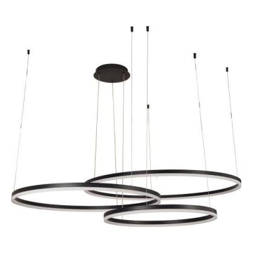 LED Stmievateľný luster na lanku LED/170W/230V 3000-6500K pr. 100 cm + diaľkové ovládanie
