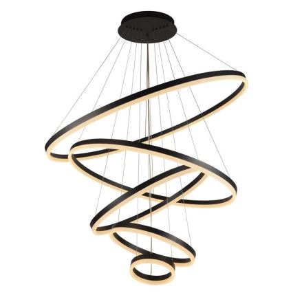 LED Stmievateľný luster na lanku LED/210W/230V 3000-6500K pr. 100 cm + diaľkové ovládanie
