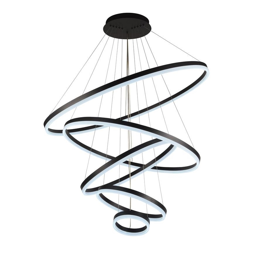 LED Stmievateľný luster na lanku LED/210W/230V 3000-6500K pr. 100 cm + diaľkové ovládanie