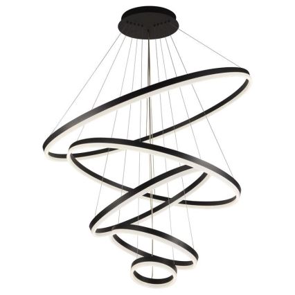 LED Stmievateľný luster na lanku LED/210W/230V 3000-6500K pr. 100 cm + diaľkové ovládanie