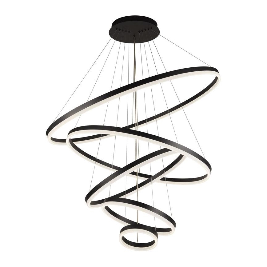 LED Stmievateľný luster na lanku LED/210W/230V 3000-6500K pr. 100 cm + diaľkové ovládanie