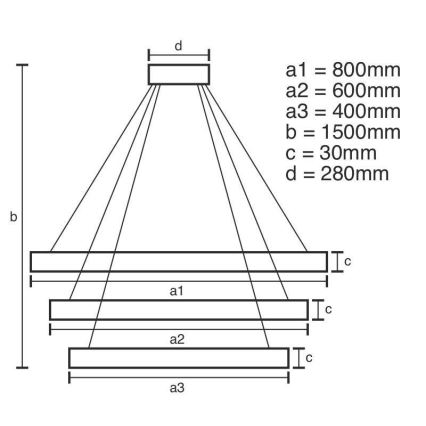 LED Stmievateľný krištáľový luster na lanku LED/210W/230V 3000-6500K strieborná + diaľkové ovládanie