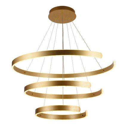 LED Stmievateľný luster na lanku LED/220W/230V 3000-6500K pr. 80 cm + diaľkové ovládanie
