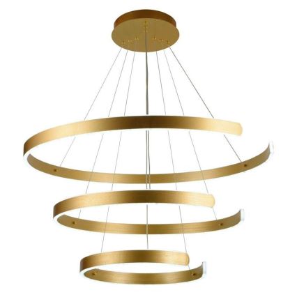 LED Stmievateľný luster na lanku LED/220W/230V 3000-6500K pr. 80 cm + diaľkové ovládanie
