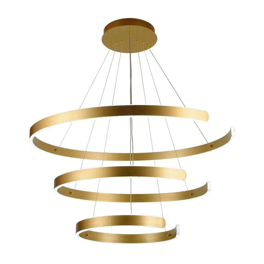 LED Stmievateľný luster na lanku LED/220W/230V 3000-6500K pr. 80 cm + diaľkové ovládanie