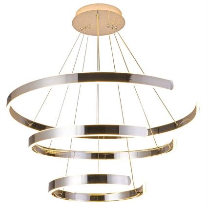 LED Stmievateľný luster na lanku LED/220W/230V 3000-6500K pr. 80 cm + diaľkové ovládanie