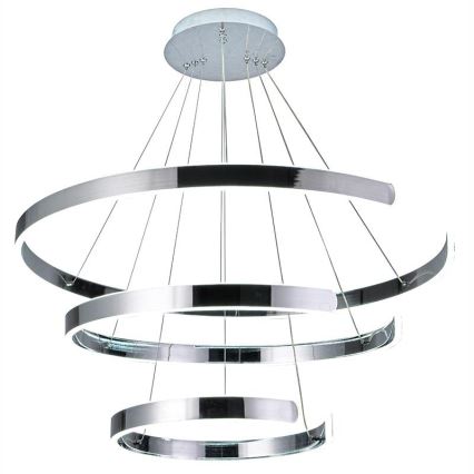 LED Stmievateľný luster na lanku LED/220W/230V 3000-6500K pr. 80 cm + diaľkové ovládanie