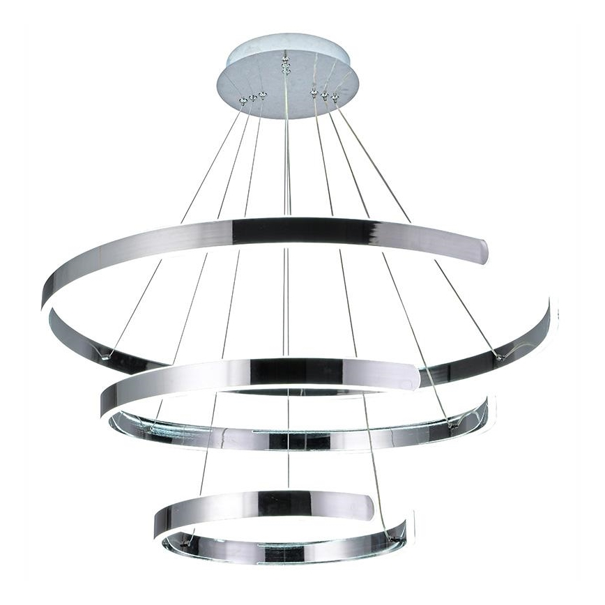 LED Stmievateľný luster na lanku LED/220W/230V 3000-6500K pr. 80 cm + diaľkové ovládanie