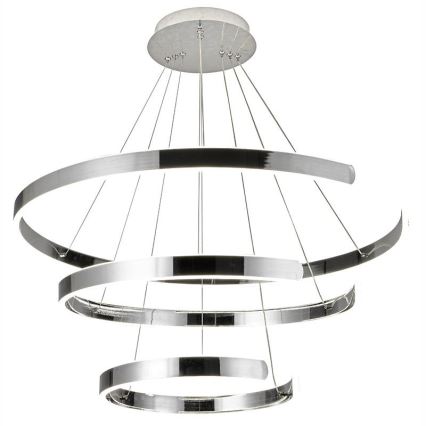 LED Stmievateľný luster na lanku LED/220W/230V 3000-6500K pr. 80 cm + diaľkové ovládanie