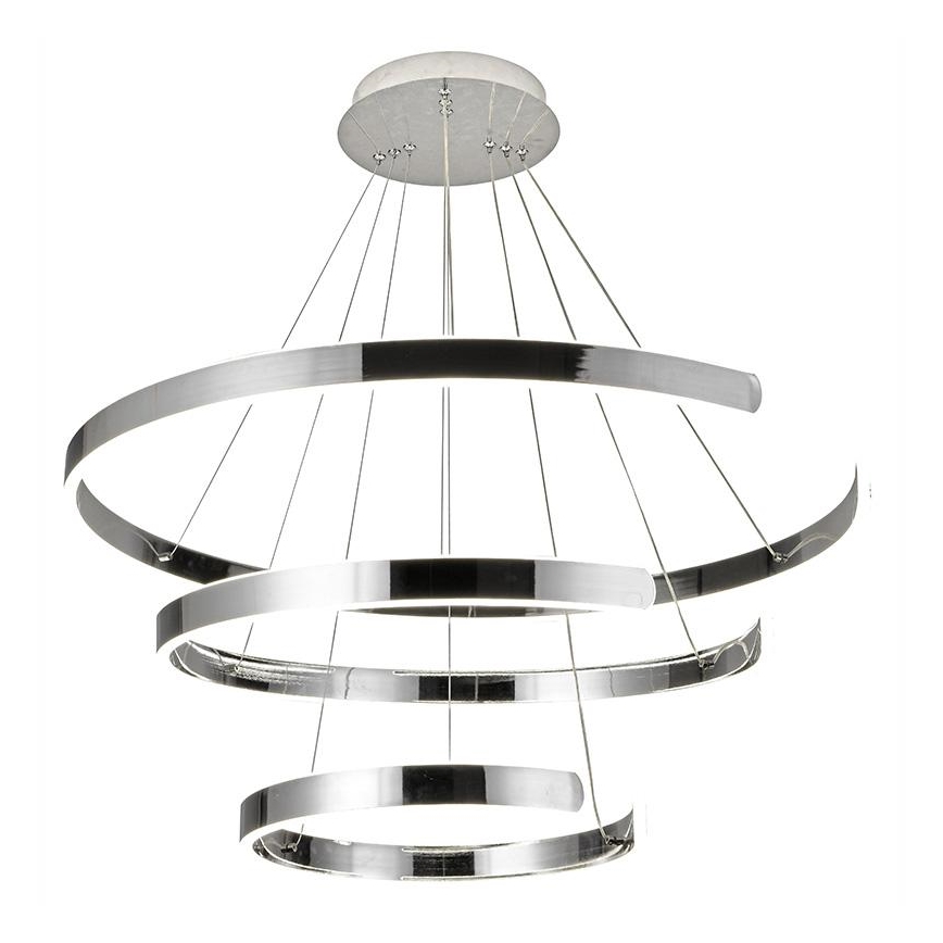 LED Stmievateľný luster na lanku LED/220W/230V 3000-6500K pr. 80 cm + diaľkové ovládanie