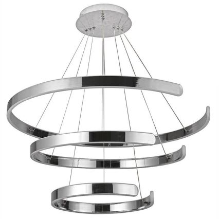LED Stmievateľný luster na lanku LED/220W/230V 3000-6500K pr. 80 cm + diaľkové ovládanie