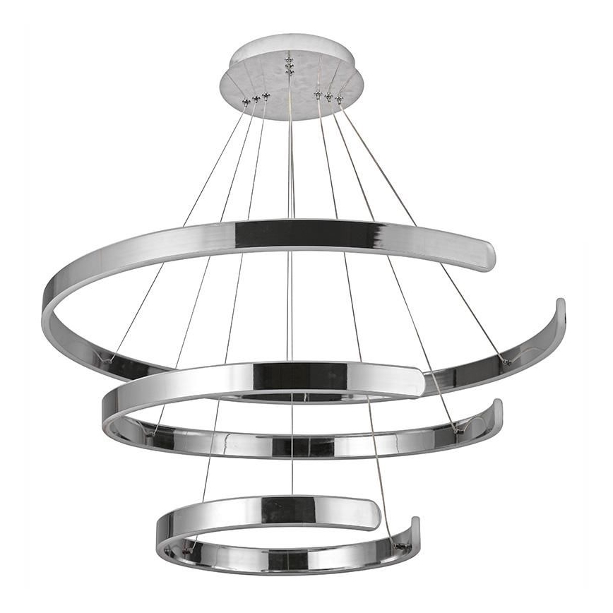 LED Stmievateľný luster na lanku LED/220W/230V 3000-6500K pr. 80 cm + diaľkové ovládanie