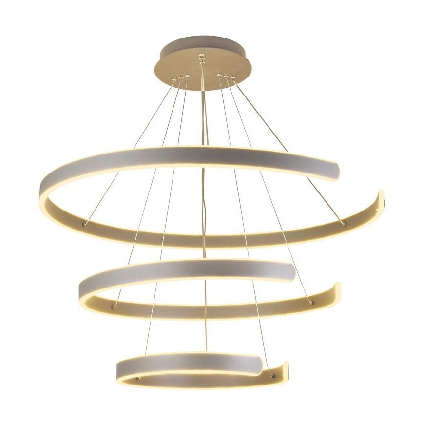 LED Stmievateľný luster na lanku LED/220W/230V 3000-6500K + diaľkové ovládanie