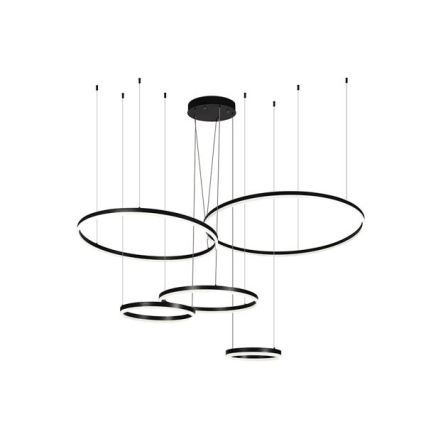LED Stmievateľný luster na lanku LED/220W/230V 3000-6500K + diaľkové ovládanie