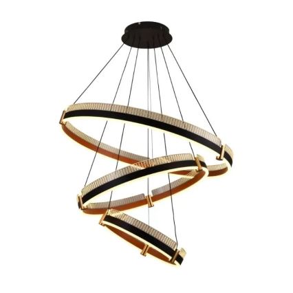 LED Stmievateľný luster na lanku LED/240W/230V 3000-6500K pr. 80 cm + diaľkové ovládanie