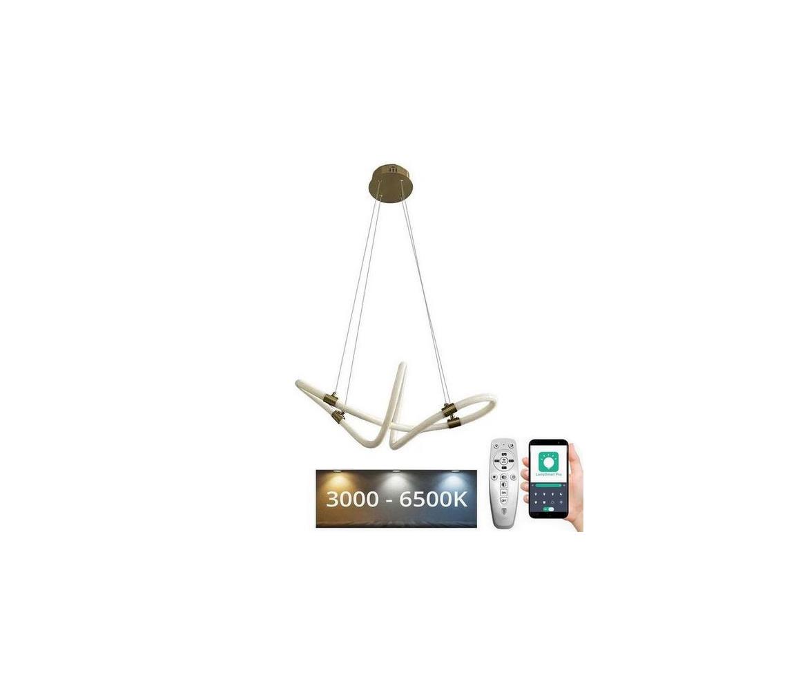 LED Stmievateľný luster na lanku LED/25W/230V 3000-6500K + diaľkové ovládanie J4364/G