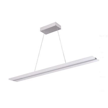 LED Stmievateľný luster na lanku LED/40W/230V 3000-6500K biela + diaľkové ovládanie