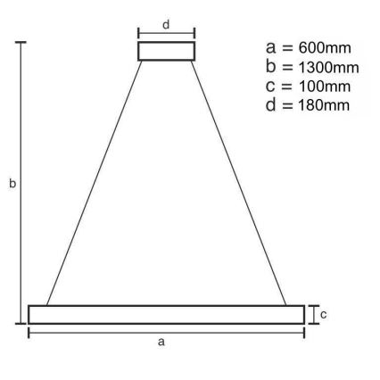 LED Stmievateľný krištáľový luster na lanku LED/40W/230V 3000-6500K chróm/zlatá + diaľkové ovládanie