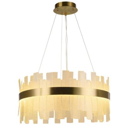 LED Stmievateľný krištáľový luster na lanku LED/40W/230V 3000-6500K + diaľkové ovládanie