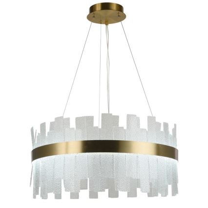 LED Stmievateľný krištáľový luster na lanku LED/40W/230V 3000-6500K + diaľkové ovládanie