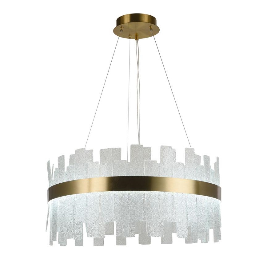 LED Stmievateľný krištáľový luster na lanku LED/40W/230V 3000-6500K + diaľkové ovládanie