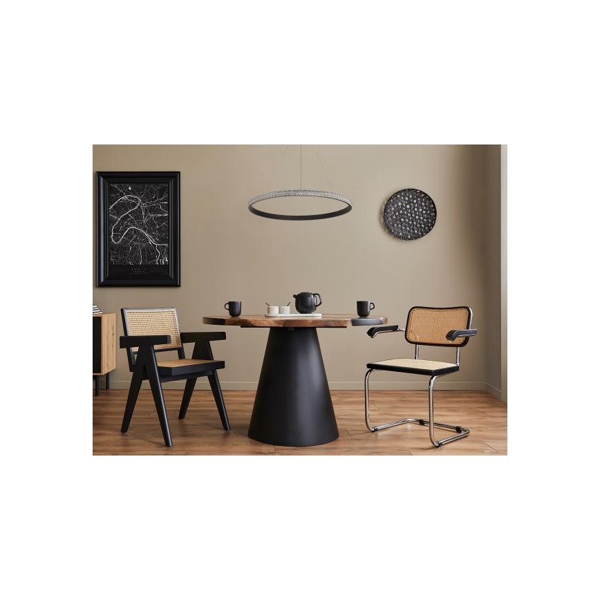 LED Stmievateľný luster na lanku LED/40W/230V 3000-6500K pr. 60 cm + diaľkové ovládanie