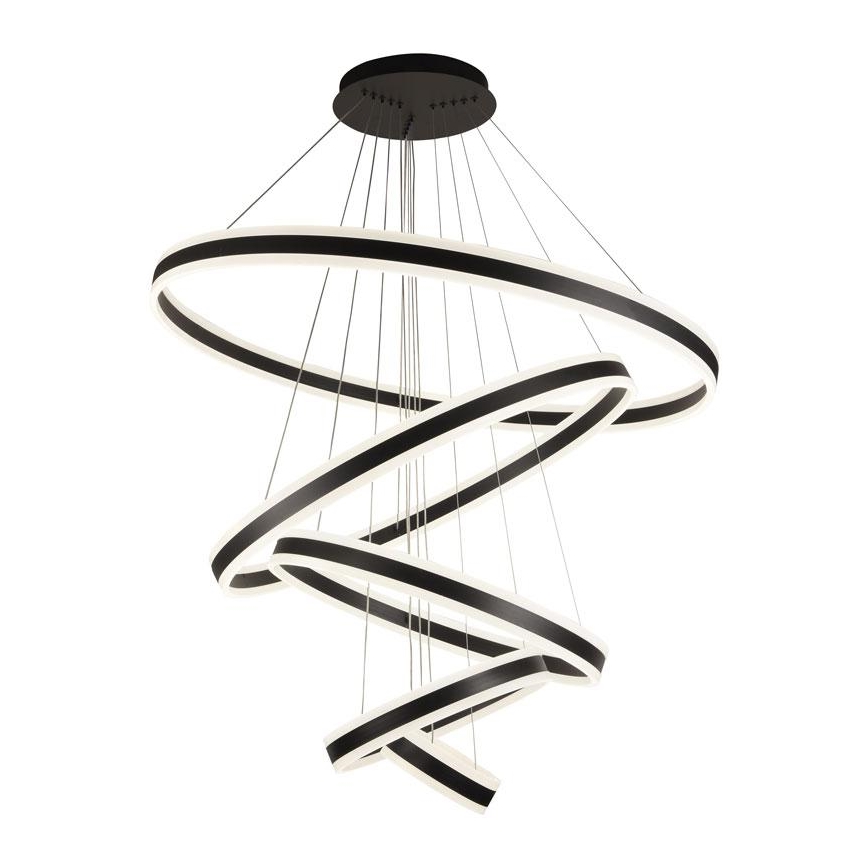 LED Stmievateľný luster na lanku LED/420W/230V 3000-6500K pr. 100 cm + diaľkové ovládanie