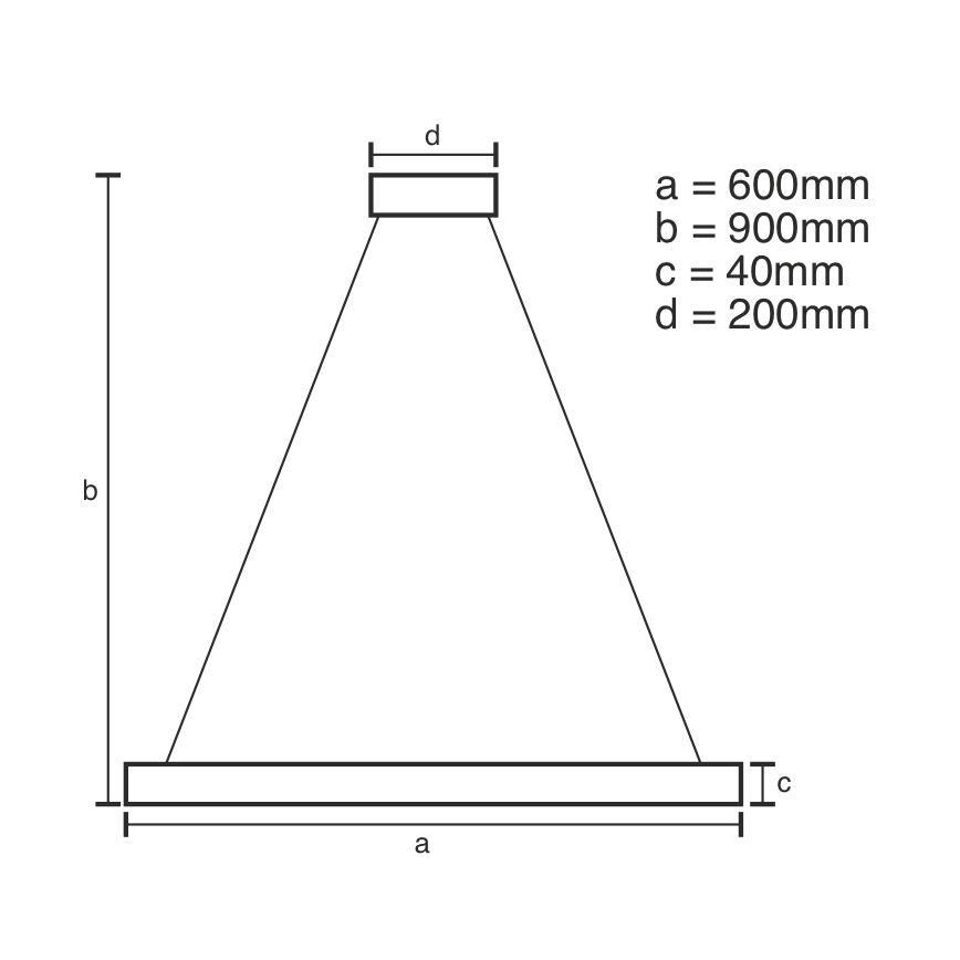 LED Stmievateľný luster na lanku LED/42W/230V 3000-6500K + diaľkové ovládanie